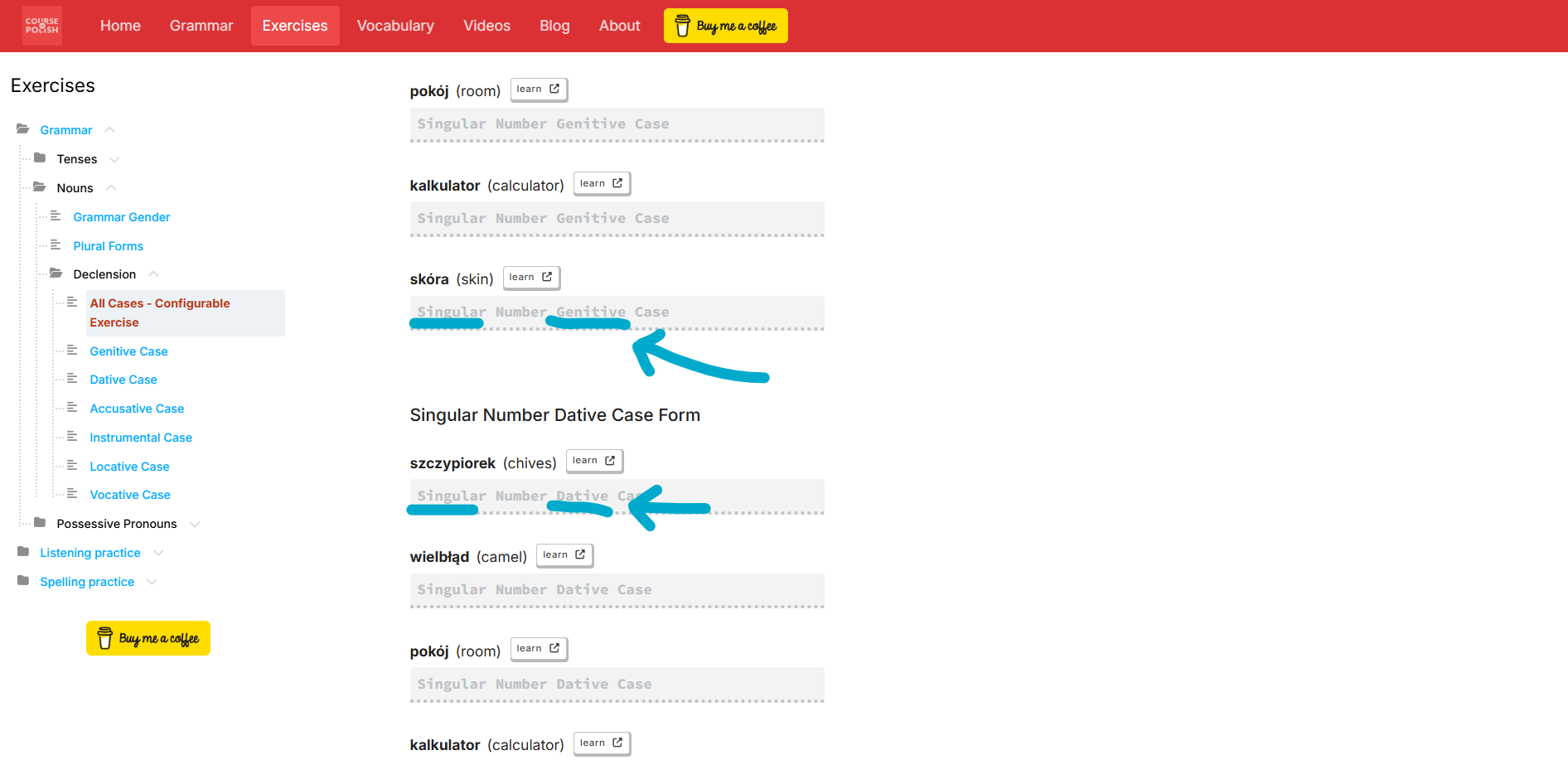 Placeholder hints