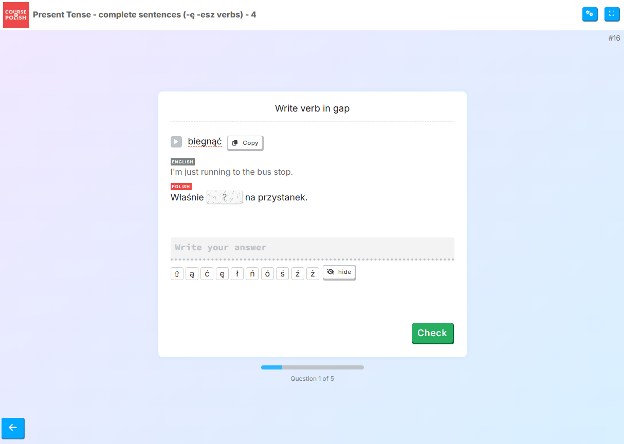 Polish and English sentences separation
