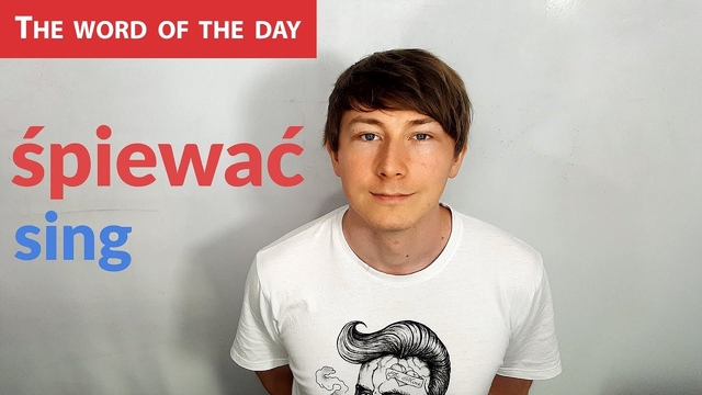 Learn Polish Language: The word of the day - śpiewać