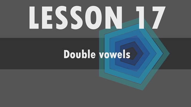 Polish pronunciation – Double vowels