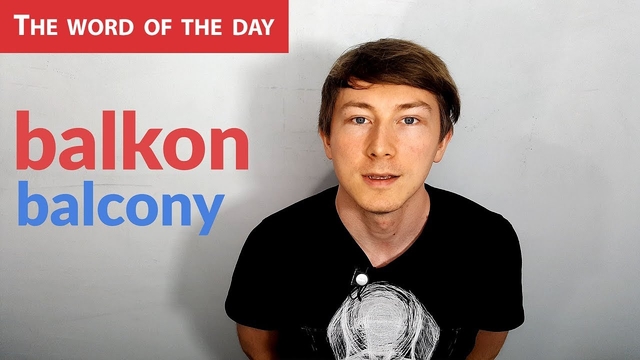 Learn Polish Language: The word of the day - balkon