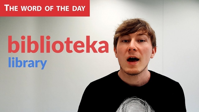 Learn Polish Language: The word of the day - biblioteka