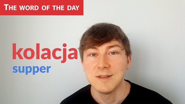 Learn Polish Language: The word of the day - kolacja